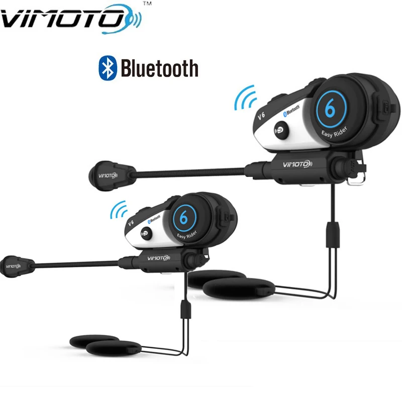 2PCS VIMOTO V6 Bluetooth Intercom Motorcycle Helmet Interphone Headset Waterproof Wireless Bluetooth Moto Headset Interphone
2PCS VIMOTO V6 Bluetooth Intercom Motorcycle Helmet Interphone Headset Waterproof Wireless Bluetooth Moto Headset Interphone