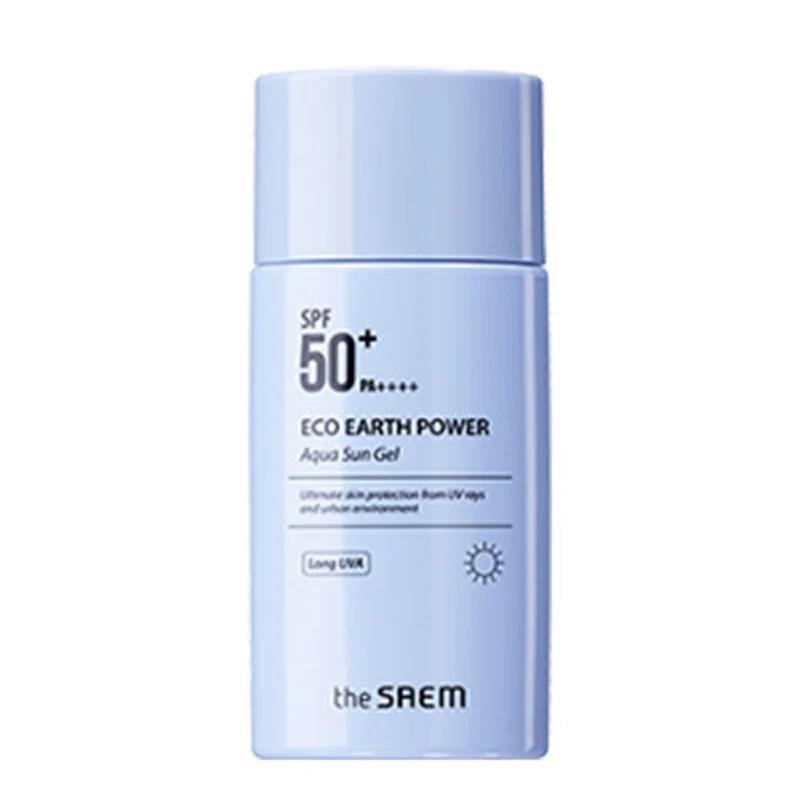 

THE SAEM Eco Earth Power Aqua Sun Gel SPF50+ PA++++ 60g Hydrating Sunscreen Isolation UV Sunblock Oil-control Korea BB Cream