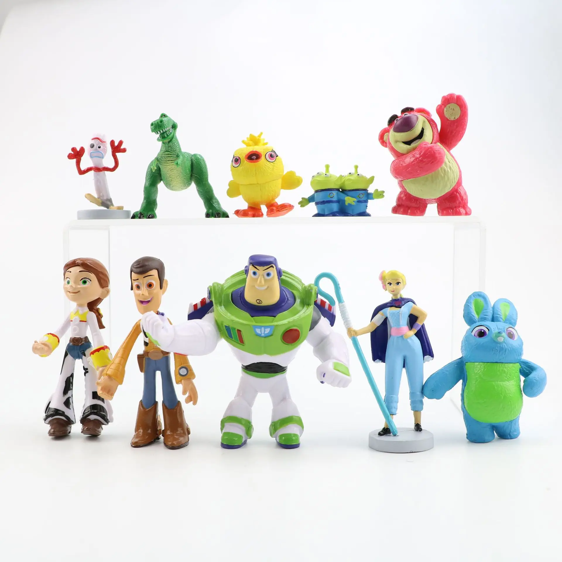 10pcs/lot Toy Story 4 Figure Toy Buzz Lightyear Forky Woody Jessie Rex Mini Baby horse figure Toys B538
10pcs/lot Toy Story 4 Figure Toy Buzz Lightyear Forky Woody Jessie Rex Mini Baby horse figure Toys B538