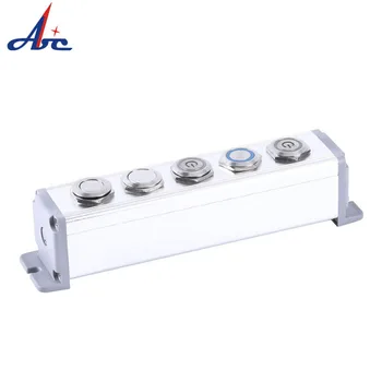 5 Hole Aluminium Alloy Switch Box 25mm 22mm 19mm 16mm 12mm Hole Size Single Cut-out Waterproof Push Button Box
5 Hole Aluminium Alloy Switch Box 25mm 22mm 19mm 16mm 12mm Hole Size Single Cut-out Waterproof Push Button Box