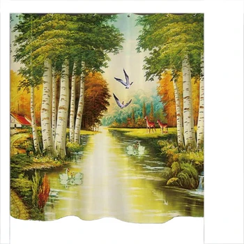 hot Bathroom Shower Curtains colore Tree Design Polyester Waterproof Bath Curtains with Hooks Bathroom Product rideau douche
hot Bathroom Shower Curtains colore Tree Design Polyester Waterproof Bath Curtains with Hooks Bathroom Product rideau douche
