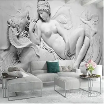 Custom 3D Wallpaper European Style Stereo Statue Black And White Angel Photo Wall Murals Living Room TV Sofa Backdrop Wall Decor
Custom 3D Wallpaper European Style Stereo Statue Black And White Angel Photo Wall Murals Living Room TV Sofa Backdrop Wall Decor