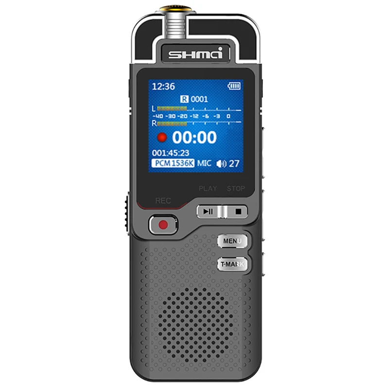 Shmci D60 Professional 1536Kbps Digital Voice Activated Recorder mini Dictaphone ADC noise control Audio Recorder MP3 Player
Shmci D60 Professional 1536Kbps Digital Voice Activated Recorder mini Dictaphone ADC noise control Audio Recorder MP3 Player