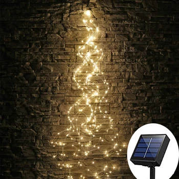 Outdoor Solar Powered 10X2M 200 LED Vines Branch String lights Copper wire Christmas Fairy Lights For Wedding Festival DIY Decor
Outdoor Solar Powered 10X2M 200 LED Vines Branch String lights Copper wire Christmas Fairy Lights For Wedding Festival DIY Decor