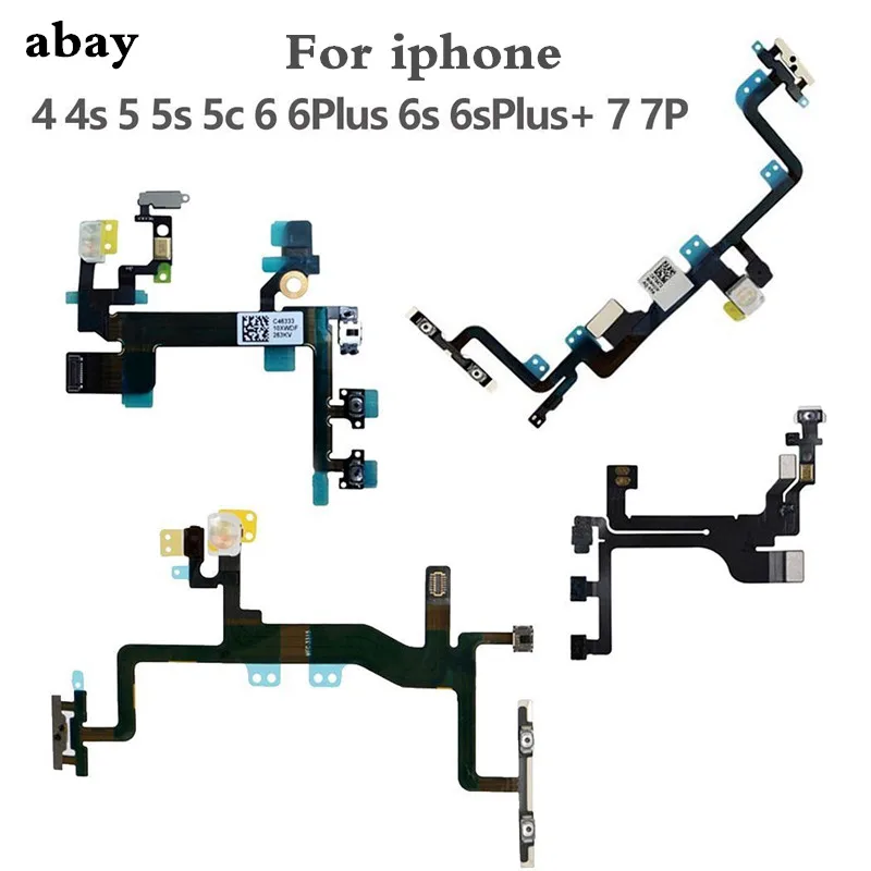 High Quality For iPhone 4 4S 5 5S 5C 6 6S 7 Plus Volume Button Power Switch On Off Button Key Flex Cable
High Quality For iPhone 4 4S 5 5S 5C 6 6S 7 Plus Volume Button Power Switch On Off Button Key Flex Cable