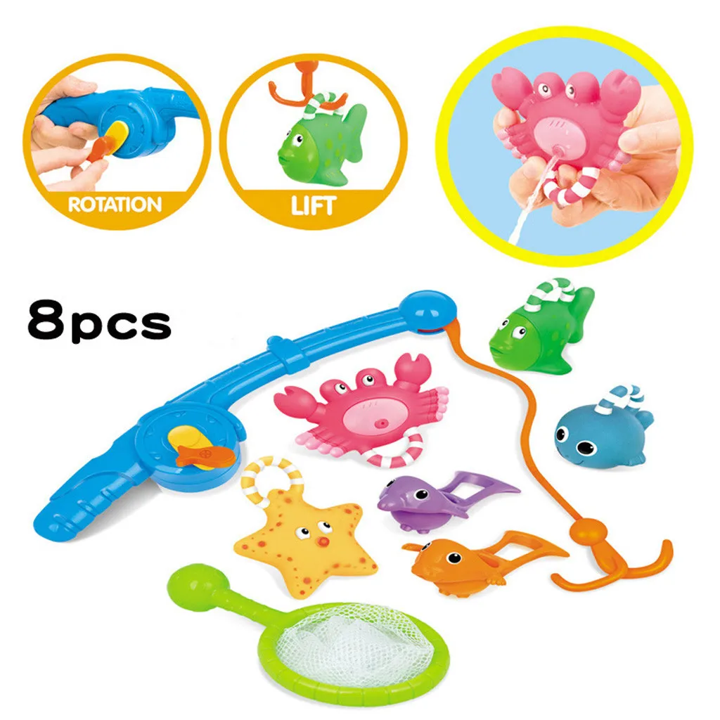 8 Pcs Animals Swimming Water Toys Colorful Soft Floating Rubber Squeaky Bathing Toy For Baby Bath Toys 5.15
8 Pcs Animals Swimming Water Toys Colorful Soft Floating Rubber Squeaky Bathing Toy For Baby Bath Toys 5.15