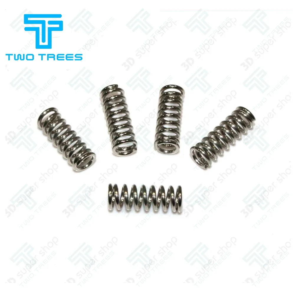 10pcs/lot 3D Printer Accessory Feeder Spring for Ultimaker Makerbot Wade Extruder Nickel Plating 1.2mm 20 mm
10pcs/lot 3D Printer Accessory Feeder Spring for Ultimaker Makerbot Wade Extruder Nickel Plating 1.2mm 20 mm