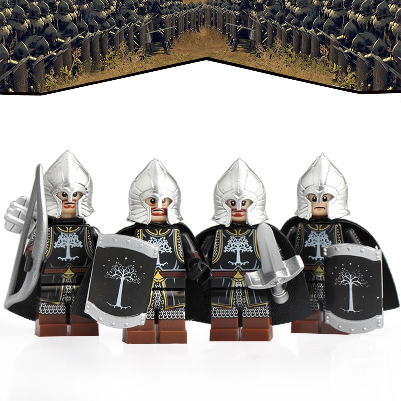 Building Blocks Single sale Lord of the Figures Soldier of Gondor Archer Sword Children Toys Boys Action Figure Knight Gifts
Building Blocks Single sale Lord of the Figures Soldier of Gondor Archer Sword Children Toys Boys Action Figure Knight Gifts