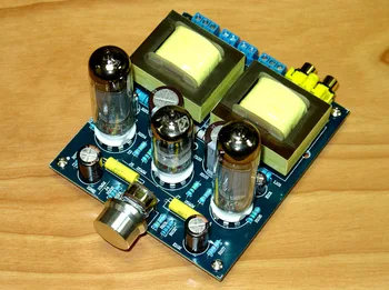 3.5W+3.W ( 8 ohms ) 6N1 / 6N2 push 6P14 Tube Single-ended class A Fever Class Tube Amplifier Board
3.5W+3.W ( 8 ohms ) 6N1 / 6N2 push 6P14 Tube Single-ended class A Fever Class Tube Amplifier Board