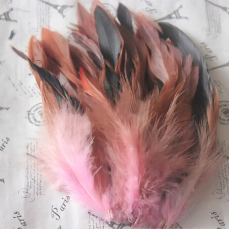 安い 50ピース色美しいオンドリの羽5 8 12 5 センチキジ鶏プルーム送料無料ピンク プルームイヤリング 羽編組羽の壁紙 Gooum