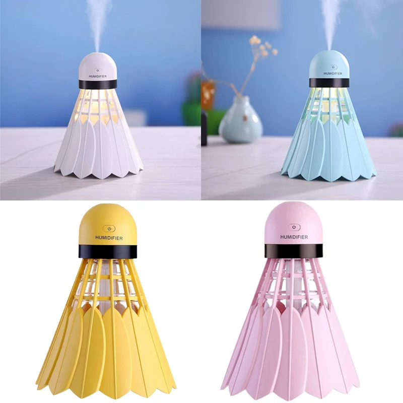 USB Badminton Humidifier Mini Humidifier 12 Hours humidification Air Diffuser Hydrating Spray Silent Operation for Home Office
USB Badminton Humidifier Mini Humidifier 12 Hours humidification Air Diffuser Hydrating Spray Silent Operation for Home Office