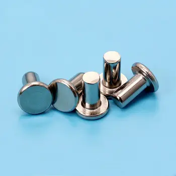 M6 stainless steel rivets flat head solid percussion rivet 10/12/16/20/25/30/35/40/50mm length High Quality
M6 stainless steel rivets flat head solid percussion rivet 10/12/16/20/25/30/35/40/50mm length High Quality