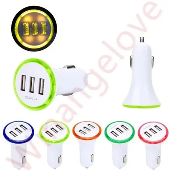 500pcs 3 ports Usb ports Socket led light 3.1A Car Charger auto power adapter chargers for iphone 6 7 8 for Samsung s6 s7 s8
500pcs 3 ports Usb ports Socket led light 3.1A Car Charger auto power adapter chargers for iphone 6 7 8 for Samsung s6 s7 s8