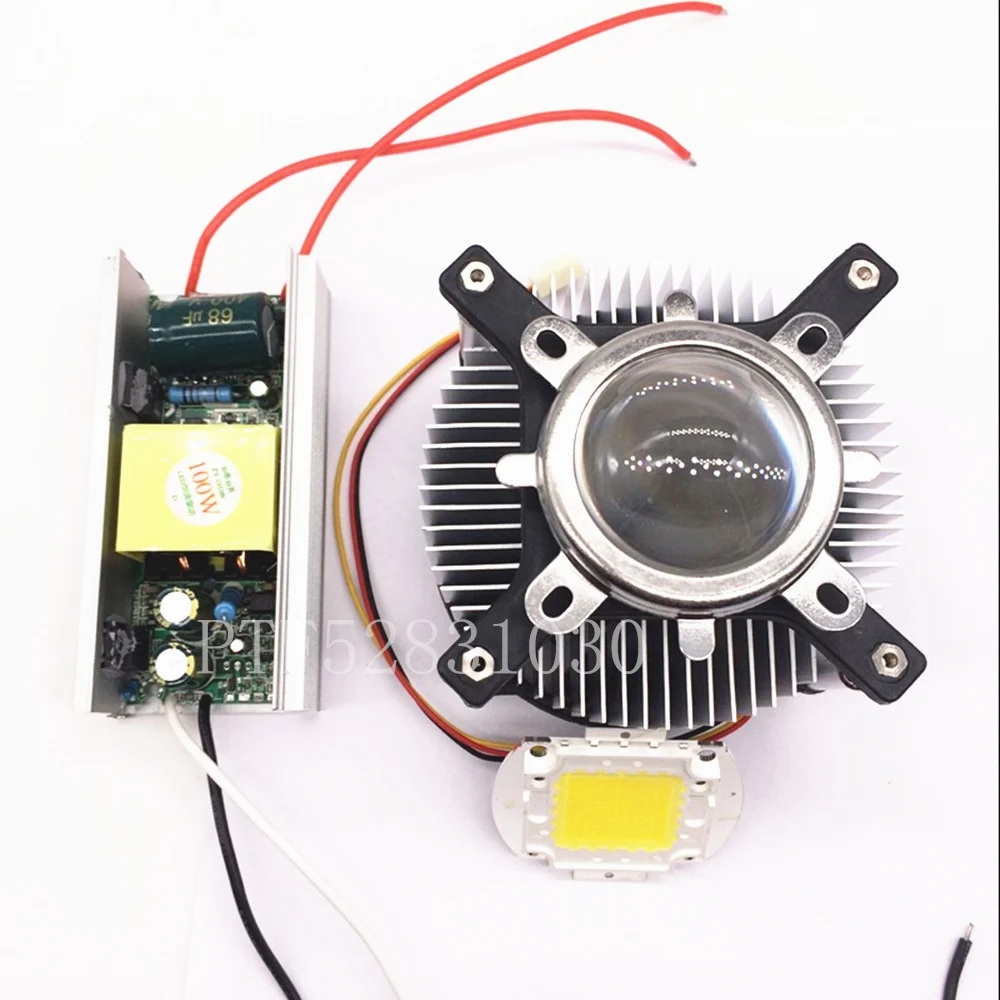 100W LED att High Power warm/cool White LED Light +Heatsink Cooler+100W LED Driver 85-265v
100W LED att High Power warm/cool White LED Light +Heatsink Cooler+100W LED Driver 85-265v