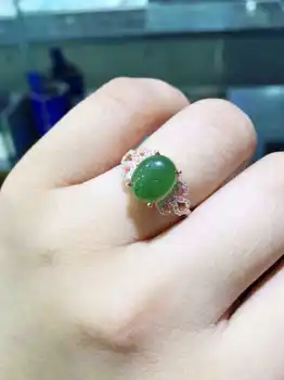 Natural green jasper Ring Natural gemstone Ring S925 sterling silver trendy elegant bow-knot women party fine Jewelry
Natural green jasper Ring Natural gemstone Ring S925 sterling silver trendy elegant bow-knot women party fine Jewelry