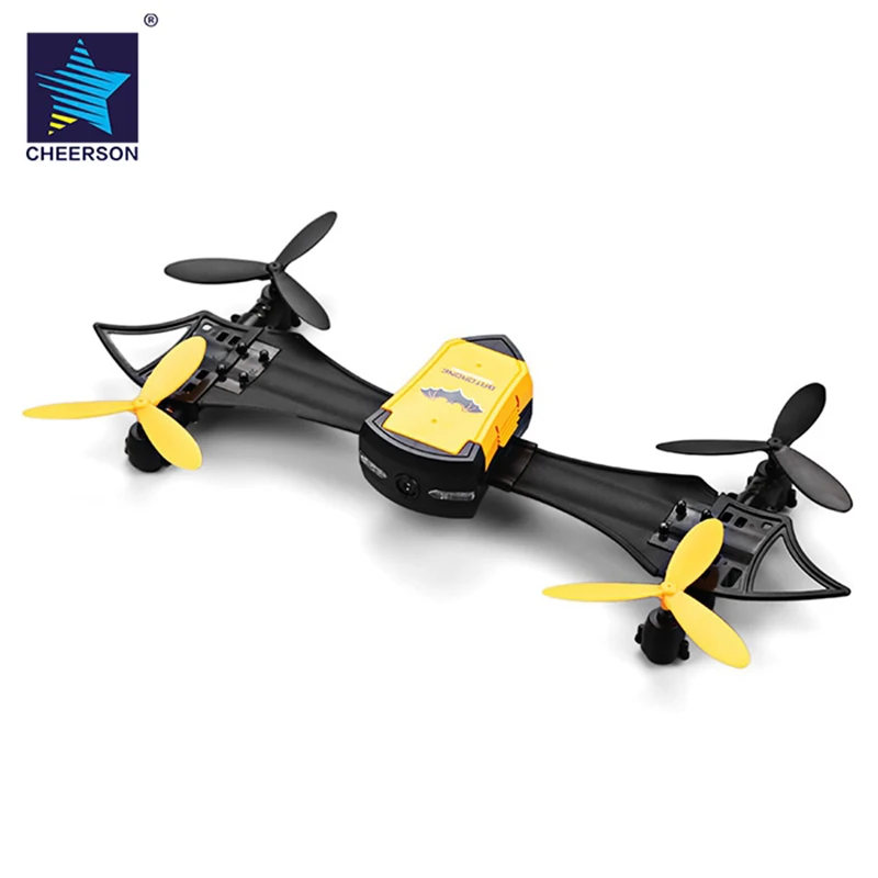 CHEERSON CX - 70 BATDRONE RC Quadcopter RTF Wearable Wrist Watch Design WiFi FPV 0.3MP Camera Altitude Hold
CHEERSON CX - 70 BATDRONE RC Quadcopter RTF Wearable Wrist Watch Design WiFi FPV 0.3MP Camera Altitude Hold