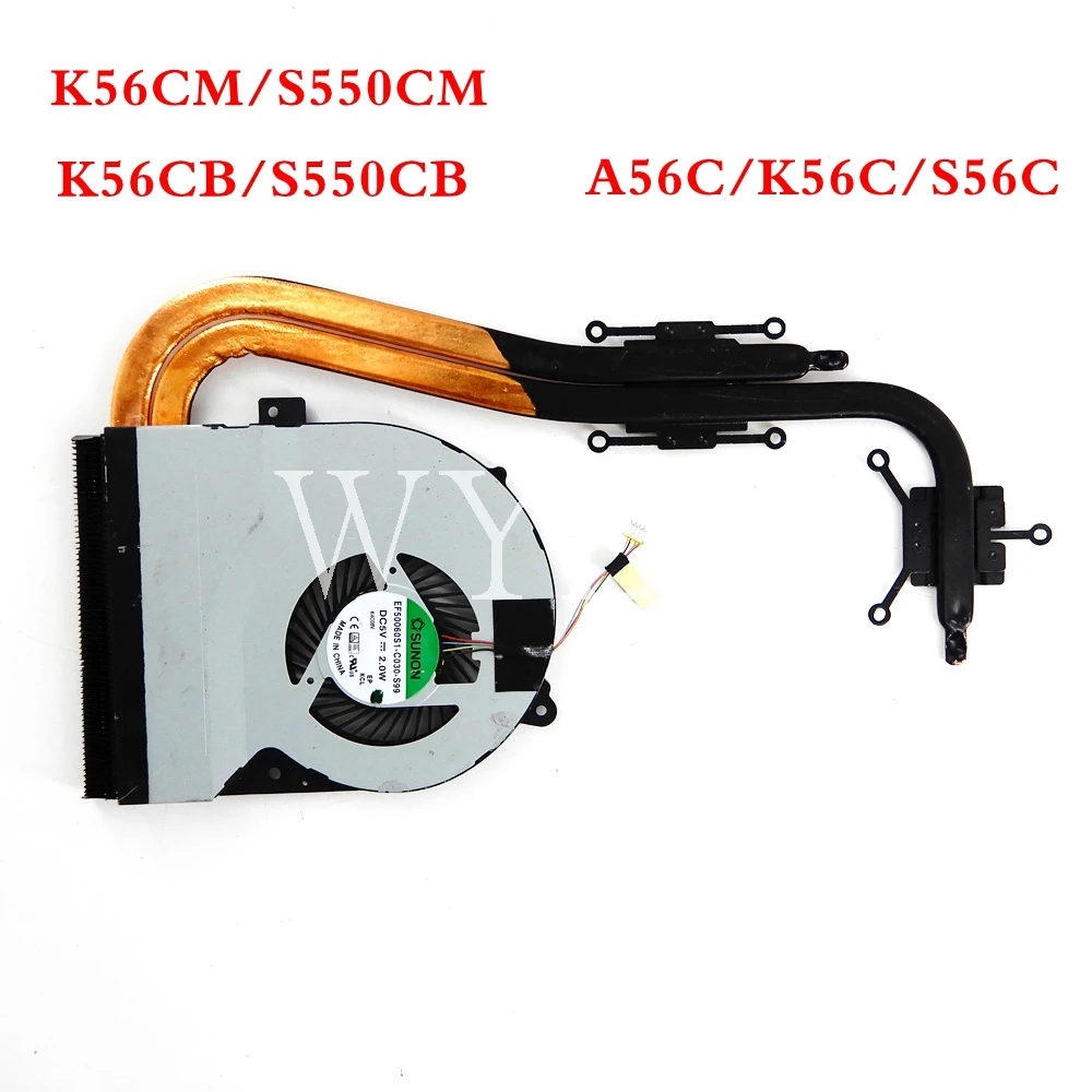 K56CM For ASUS S56CB S56CA S56CM S56C K56C R505C K56CB Laptop CPU Cooling Fan Heatsink Heat Sink Cooler
K56CM For ASUS S56CB S56CA S56CM S56C K56C R505C K56CB Laptop CPU Cooling Fan Heatsink Heat Sink Cooler