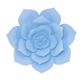 30cm Decorative Flowers Festival Paper Home Gift DIY Craft Holiday Rose Beautiful Artificial Party Supplies Wall Wedding Dried
