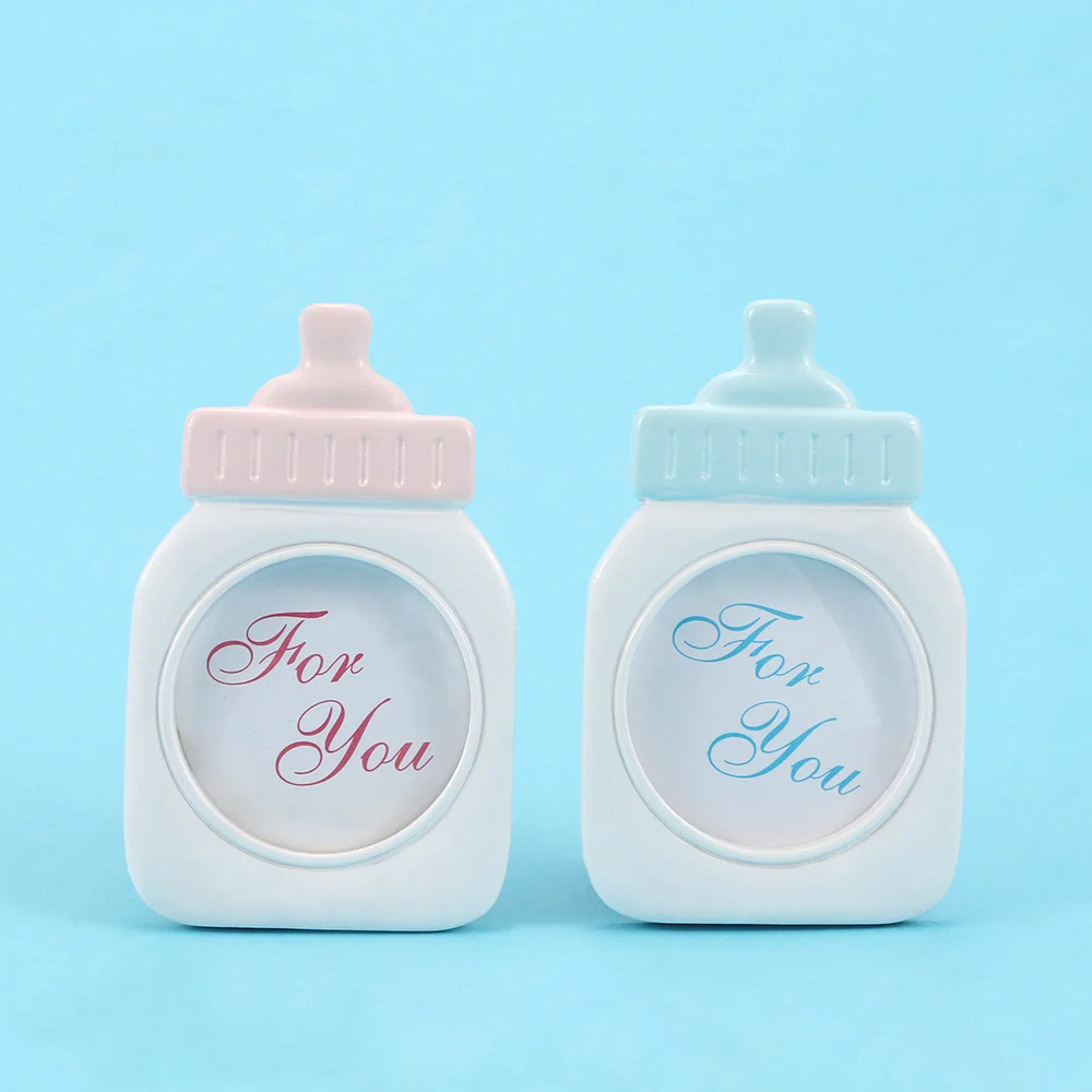 1Pc Lovely Blue Pink Baby Bottle Shape Photo Frame For Baby Shower Sweet Kids Birthday Supplies
1Pc Lovely Blue Pink Baby Bottle Shape Photo Frame For Baby Shower Sweet Kids Birthday Supplies
