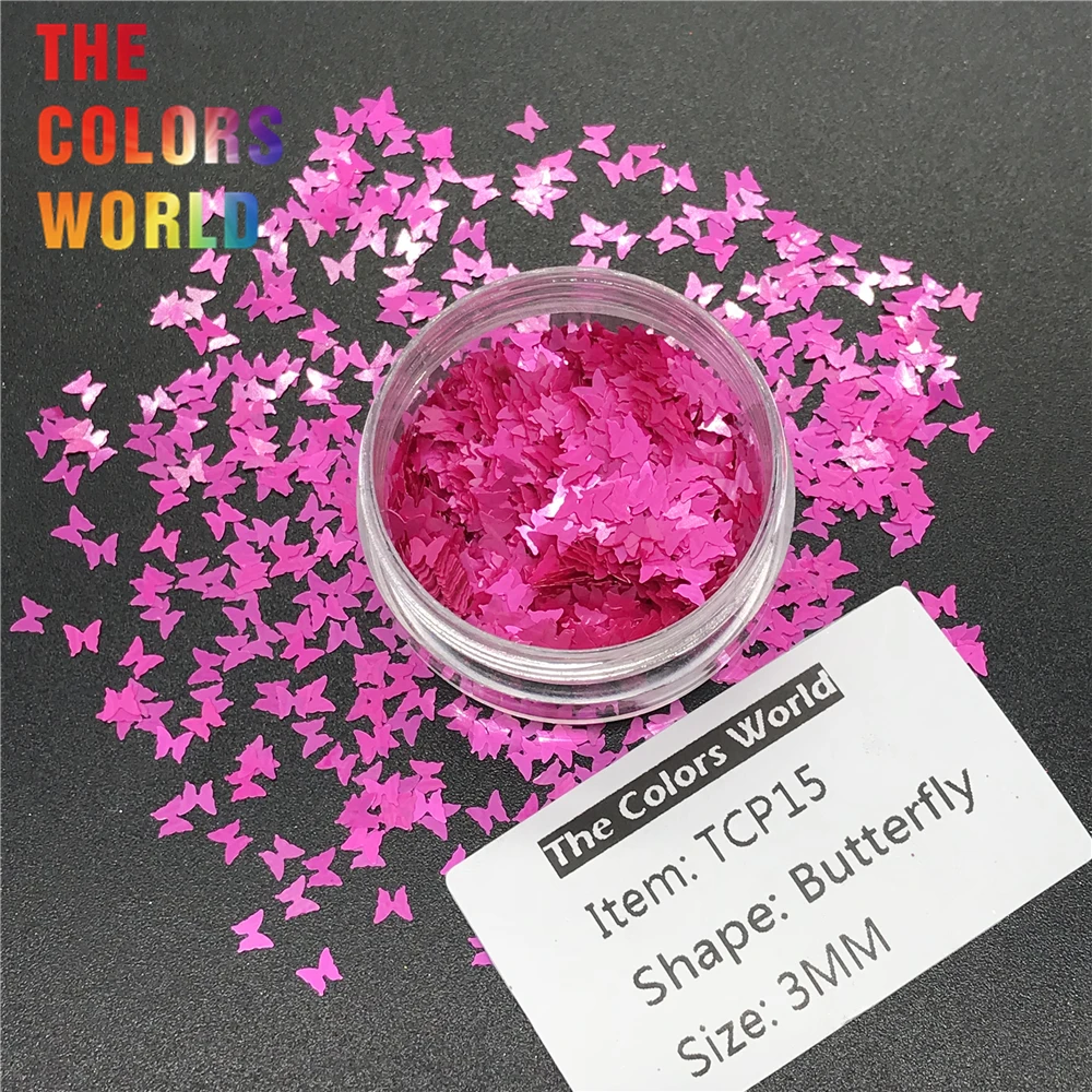TCT-210 Butterfly Solvent resistant Color 3MM Shape Glitter Nail Art Decoration Nail Polish Body Glitter Makeup DIY Decoration
TCT-210 Butterfly Solvent resistant Color 3MM Shape Glitter Nail Art Decoration Nail Polish Body Glitter Makeup DIY Decoration