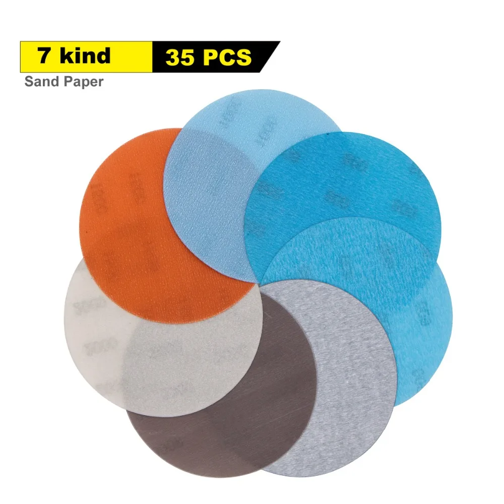 35PCS 6 Inch Soft Superfine Film Sanding Disc Sandpaper 600 to 4000 Grits for Wet/Dry Automotive Paint Sanding
35PCS 6 Inch Soft Superfine Film Sanding Disc Sandpaper 600 to 4000 Grits for Wet/Dry Automotive Paint Sanding