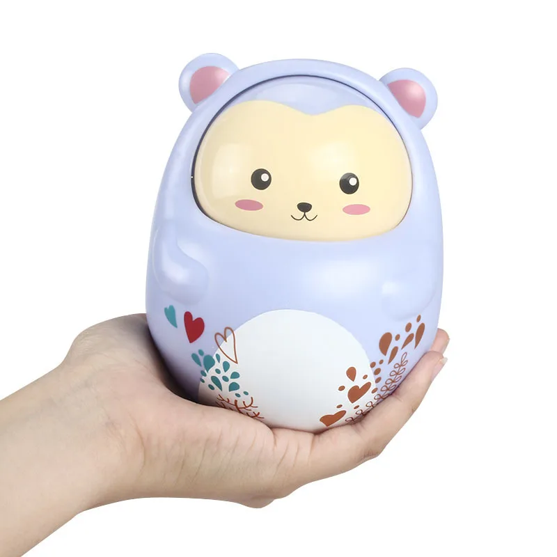 

Baby Toys 0-12 Months Baby Rattles Nodding Tumbler Doll Bell Music Roly-poly Learning Toys Gifts Brinquedos Para Bebe Oyuncak