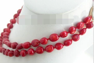 Hot sell -@> A27 2strands Genuine Natural coral beads Necklace -Top quality free shipping
Hot sell -@> A27 2strands Genuine Natural coral beads Necklace -Top quality free shipping