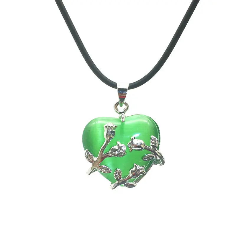 YEACI милая подвеска в форме сердца для девушек металлическая ожерелье подвески