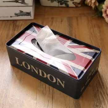 1PC Tissue Box Tin Plate Box Living Room Toilet Car Drawer Cute Simple Bathroom Paper Box British Flag Box ME 016 
1PC Tissue Box Tin Plate Box Living Room Toilet Car Drawer Cute Simple Bathroom Paper Box British Flag Box ME 016