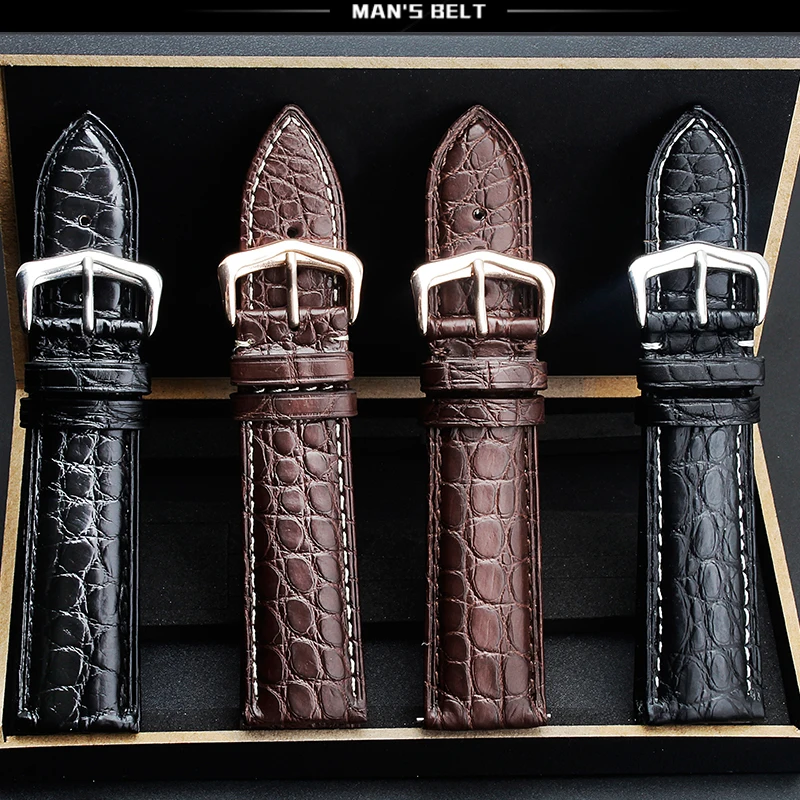 TKN Crocodile Leather Watch with Needle Button for Men and Women Suitable for Cartier Tank SOLO London Watch Dermal Watch Chain
TKN Crocodile Leather Watch with Needle Button for Men and Women Suitable for Cartier Tank SOLO London Watch Dermal Watch Chain