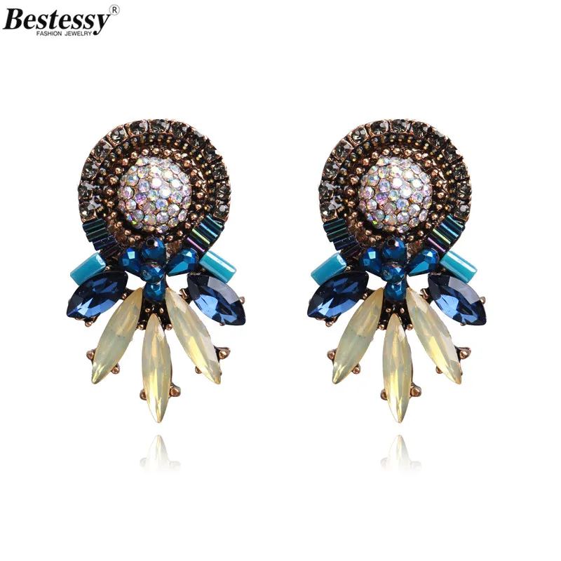 Bestessy New Fashion Statement Jewelry Big Stud Earrings For Women Wedding Bohemian Female Hot Sale Boho Earring Oorbellen
Bestessy New Fashion Statement Jewelry Big Stud Earrings For Women Wedding Bohemian Female Hot Sale Boho Earring Oorbellen