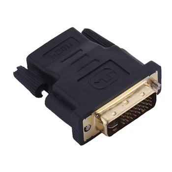HDMI to DVI Converter DVI 24+5 Male to HDMI Female Adapter Gold Plated 1080P DC1A for HDTV LCD DVI-I Extender HDMI Cable Adapter
HDMI to DVI Converter DVI 24+5 Male to HDMI Female Adapter Gold Plated 1080P DC1A for HDTV LCD DVI-I Extender HDMI Cable Adapter