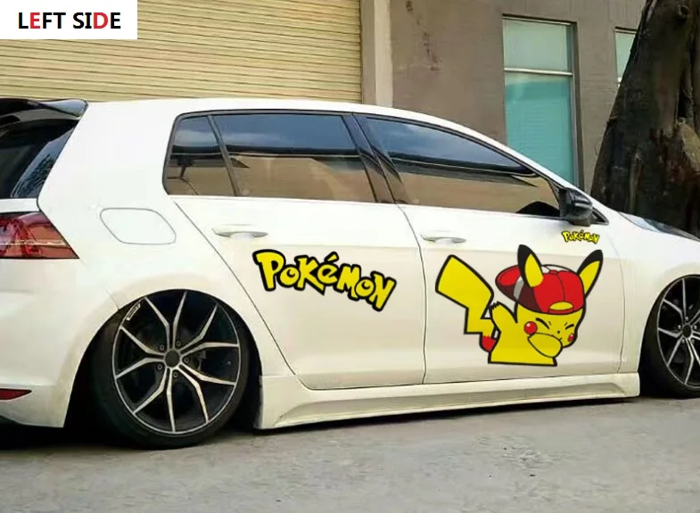 LEFT SIDE Pikachu Car Stickers Large Body Door Cover Scratches Hip hop Ccute Car Stickers Cartoon Body Stickers
LEFT SIDE Pikachu Car Stickers Large Body Door Cover Scratches Hip hop Ccute Car Stickers Cartoon Body Stickers