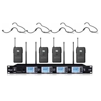 Bolymic 4 x 100 Channel Professional UHF Four Channels Wireless Headset Microphone karaoke Microphone
Bolymic 4 x 100 Channel Professional UHF Four Channels Wireless Headset Microphone karaoke Microphone