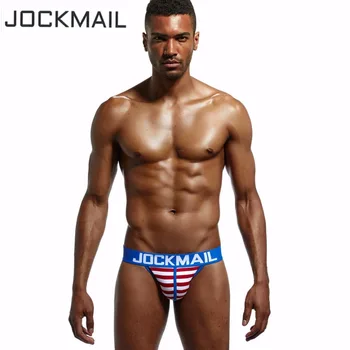 JOCKMAIL brand mens underwear briefs sexy striped high X cuecas mens bikini panties Cotton Low Waist WJ U convex men Underwear
JOCKMAIL brand mens underwear briefs sexy striped high X cuecas mens bikini panties Cotton Low Waist WJ U convex men Underwear
