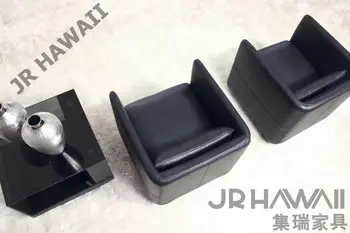 American style Top grade oil leather leisure chairs set chair with armrest hot selling
American style Top grade oil leather leisure chairs set chair with armrest hot selling