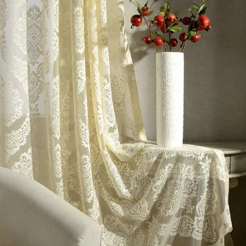 Decorative Semi Beige Light weight Lace Sheer Window Curtain Curtains Voile Panels Drapes for Bedroom Living Room,Kitchen
Decorative Semi Beige Light weight Lace Sheer Window Curtain Curtains Voile Panels Drapes for Bedroom Living Room,Kitchen