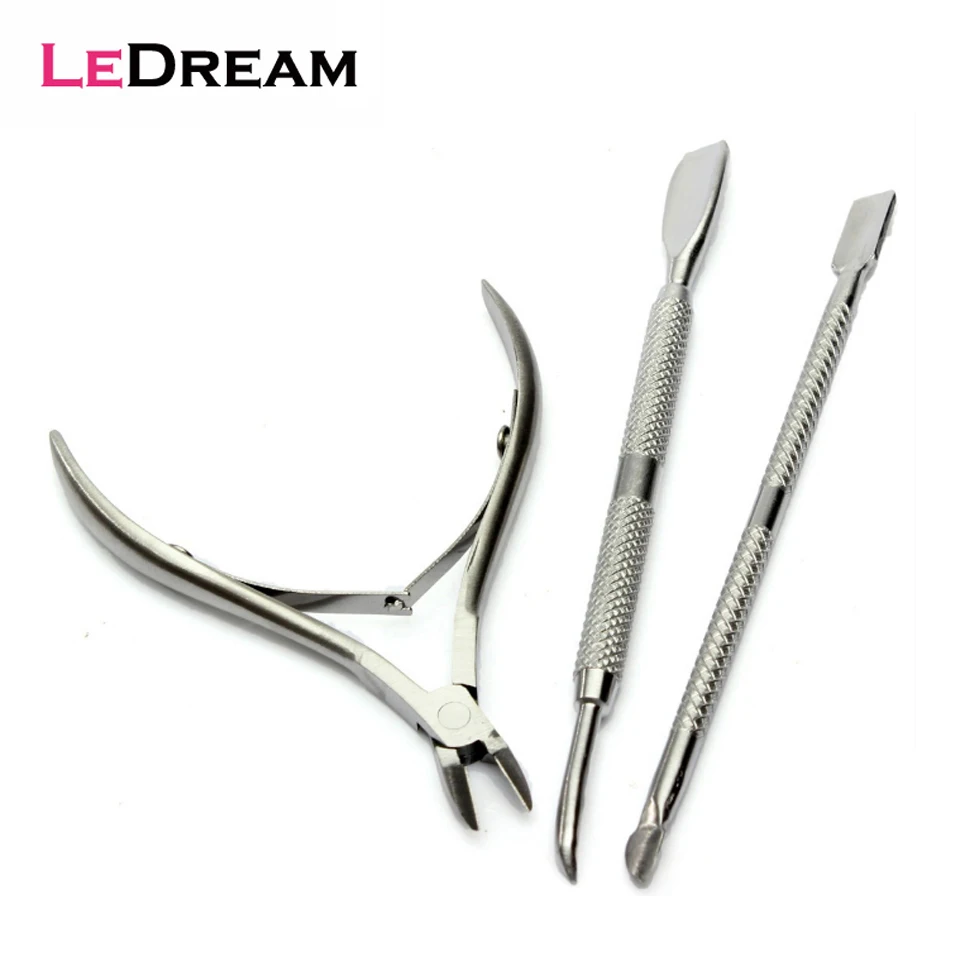 3pcs/set Stainless Steel Nail Cuticle Remover Dead Skin Scissor Cutter Manicure Cuticle Nipper Pusher Fingernail Clean Tool Set
3pcs/set Stainless Steel Nail Cuticle Remover Dead Skin Scissor Cutter Manicure Cuticle Nipper Pusher Fingernail Clean Tool Set
