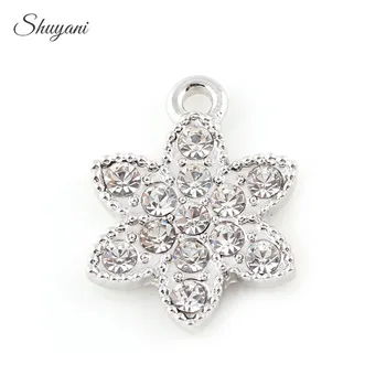 20PCS Fashion Clear Silver Crystal Snowflake Charms Pendant Jewelry Findings Accessories 15*20mm Christmas Charms
20PCS Fashion Clear Silver Crystal Snowflake Charms Pendant Jewelry Findings Accessories 15*20mm Christmas Charms