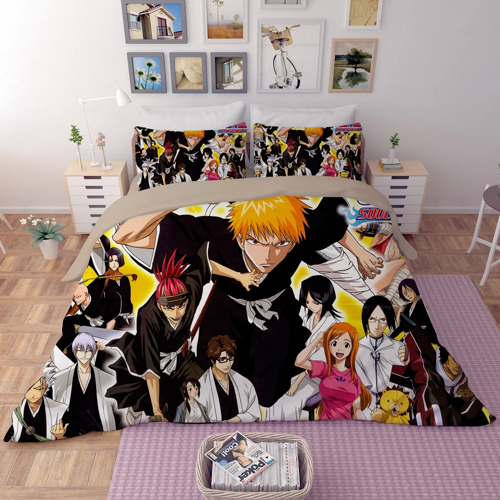 Mxdfafa Anime Bleach Duvet Cover Set 3D Bedding Sets Luxury Manga Bedding Set Include 1pcs Duvet Cover and 2pcs Dakimakura Case
Mxdfafa Anime Bleach Duvet Cover Set 3D Bedding Sets Luxury Manga Bedding Set Include 1pcs Duvet Cover and 2pcs Dakimakura Case