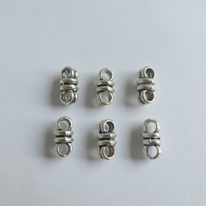 30pcs Jewelry Findings Antique Silver Double Holes Charms Slider Spacer For 3mm Round Leather Cords
30pcs Jewelry Findings Antique Silver Double Holes Charms Slider Spacer For 3mm Round Leather Cords