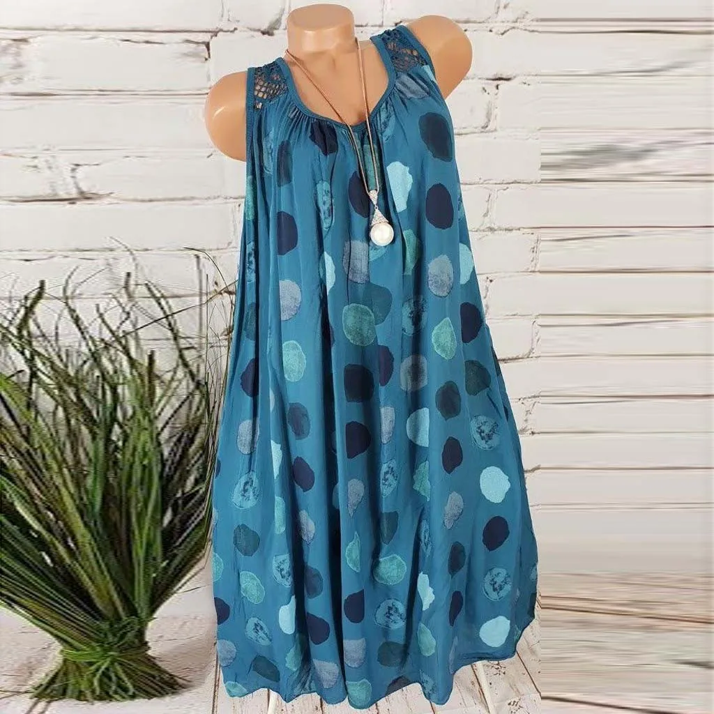 Summer Chiffon Beach Dress 2019 Boho Style Dress Fashion Short Sleeve O-neck Polka Dot A-line Party Dress Sundress Vestidos #New
Summer Chiffon Beach Dress 2019 Boho Style Dress Fashion Short Sleeve O-neck Polka Dot A-line Party Dress Sundress Vestidos #New