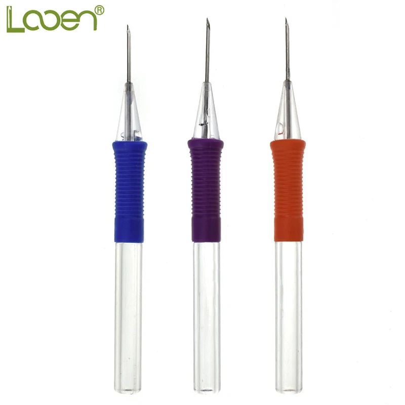 Looen Magic Embroidery Pen Punch Needle with Threader DIY Craft Tool for Embroidery Handmade DIY Sewing Tools For Beginner
Looen Magic Embroidery Pen Punch Needle with Threader DIY Craft Tool for Embroidery Handmade DIY Sewing Tools For Beginner