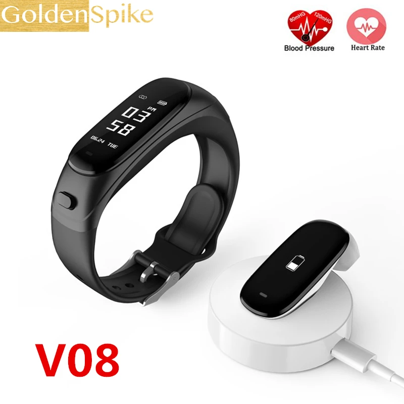 smart band V08 support Heart rate Blood pressure Bluetooth smart bracelet for iOS/Android phone PK honor band 3/mi band 2
smart band V08 support Heart rate Blood pressure Bluetooth smart bracelet for iOS/Android phone PK honor band 3/mi band 2