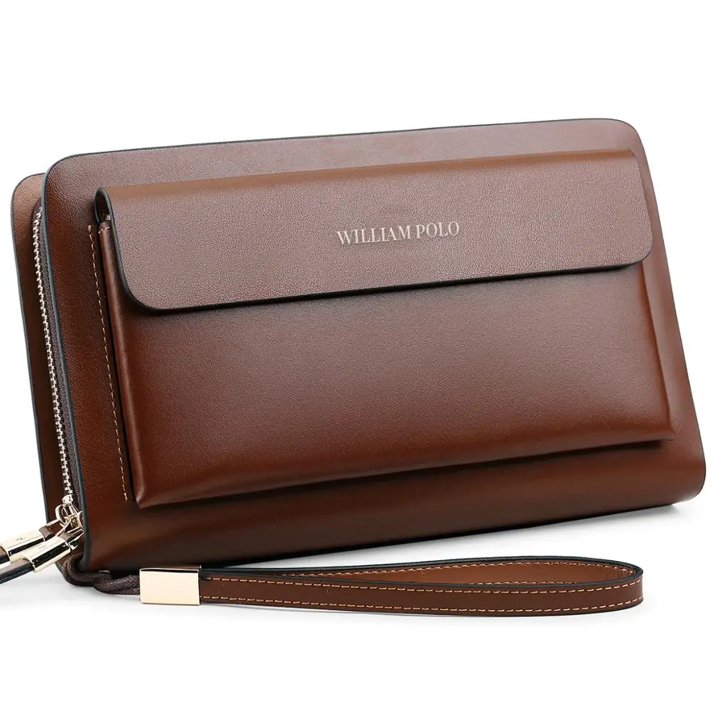 Men Wallet Genuine Leather Long Double zipper Wallets Business Clutch bag Male Handbag Wallet Fashion Phone Organizer Wallet
Men Wallet Genuine Leather Long Double zipper Wallets Business Clutch bag Male Handbag Wallet Fashion Phone Organizer Wallet