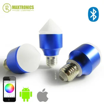 2016 New Magic Blue 6W E27 RGBW led light bulb Bluetooth 4.0 smart dimmable lighting led lamp color change for IOS Android
2016 New Magic Blue 6W E27 RGBW led light bulb Bluetooth 4.0 smart dimmable lighting led lamp color change for IOS Android