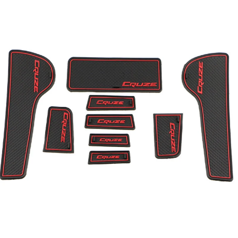 9 Pcs/Set Car Anti-slip Non-slip Rubber Water Cup Sticker Gate Slot Pad Door Groove Mat for Chevrolet Cruze 2009 - 2015
9 Pcs/Set Car Anti-slip Non-slip Rubber Water Cup Sticker Gate Slot Pad Door Groove Mat for Chevrolet Cruze 2009 - 2015