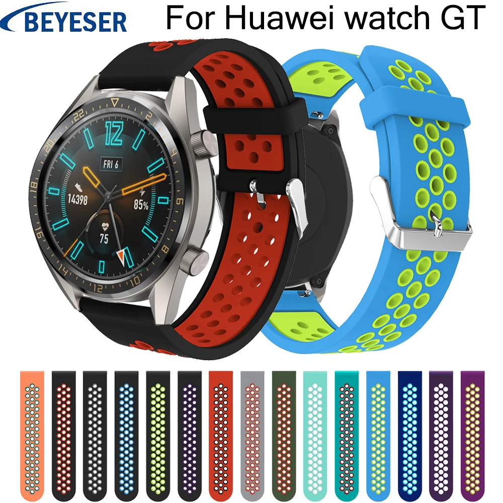 22mm silicone watchbands for Huawei Watch GT replacement bracelet watchstrap wristbelt for Samsung Galaxy Watch 46mm wrist strap
22mm silicone watchbands for Huawei Watch GT replacement bracelet watchstrap wristbelt for Samsung Galaxy Watch 46mm wrist strap