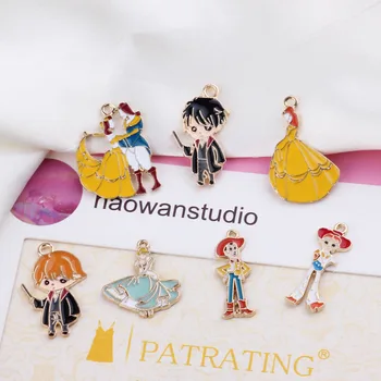 10pcs Prince Princess Magic Boy Enamel Charms Pendants Fairytale Cartoon Character Floating DIY Bracelet Jewelry Accessory YZ048
10pcs Prince Princess Magic Boy Enamel Charms Pendants Fairytale Cartoon Character Floating DIY Bracelet Jewelry Accessory YZ048