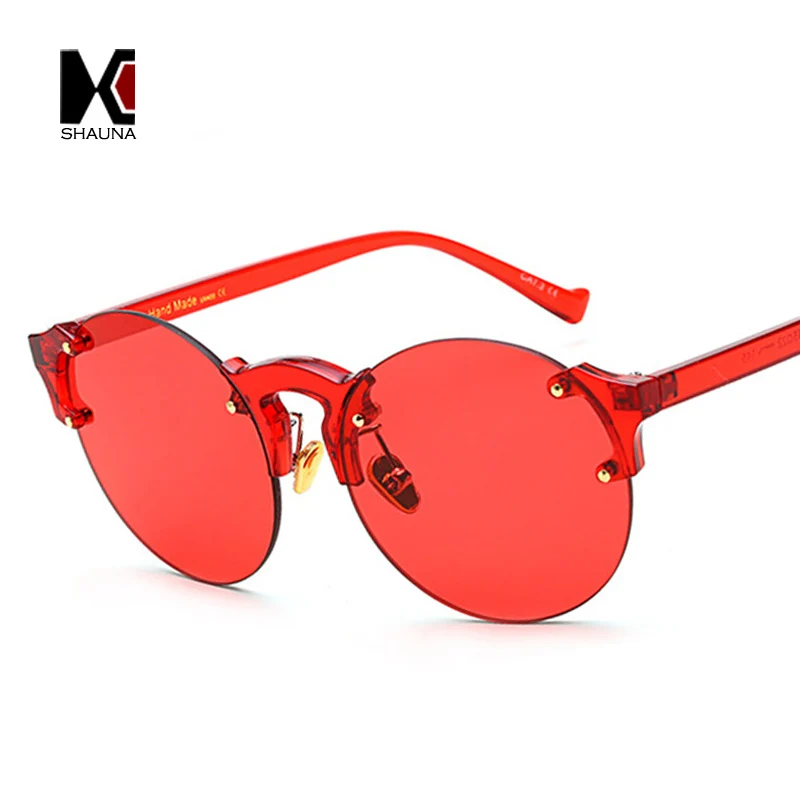 SHAUNA Fashion Candy Colors Women Round Rimess Sunglasses Trend Men Green Tinted Lens Glasses
SHAUNA Fashion Candy Colors Women Round Rimess Sunglasses Trend Men Green Tinted Lens Glasses